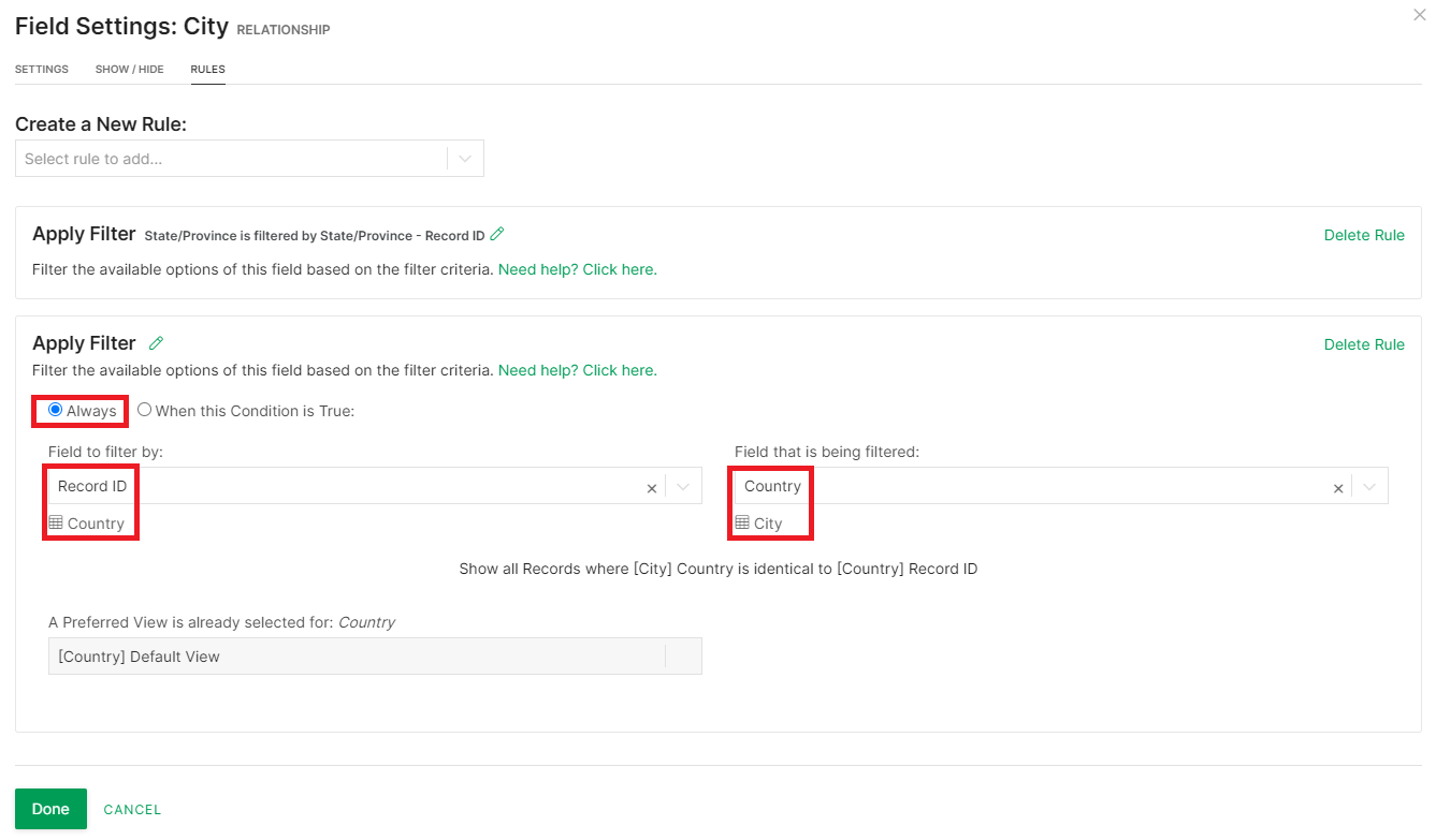 2nd filter rule for city field to filter by country.png